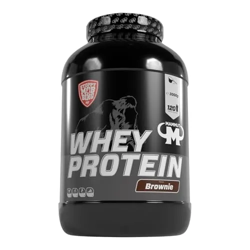 MM Whey Protein Brownie Pulver 3000 g - Arzneimittel mit hohem Proteingehalt, ideal für Muskelaufbau und Regeneration, rezeptfrei erhältlich.