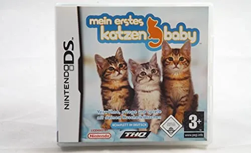 Mein erstes Katzenbaby - Nintendo DS - Spiele für Nintendo DS, entdecke die süße Welt der Katzenbabys und fördere spielerisch die Kreativität.