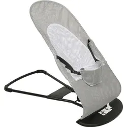 Babywippe Babyschaukel Babyliege Hoehenverstellbar Grau - Grau