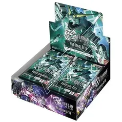GUNDAM CARD GAME: Phantom Aria Booster Display Box GD04 von BANDAI - Entdecken Sie die faszinierende Welt von Gundam mit dieser Display Box voller Booster. Ideal für Sammler und Spieler, bietet sie spannende neue Karten für Ihr Deck!