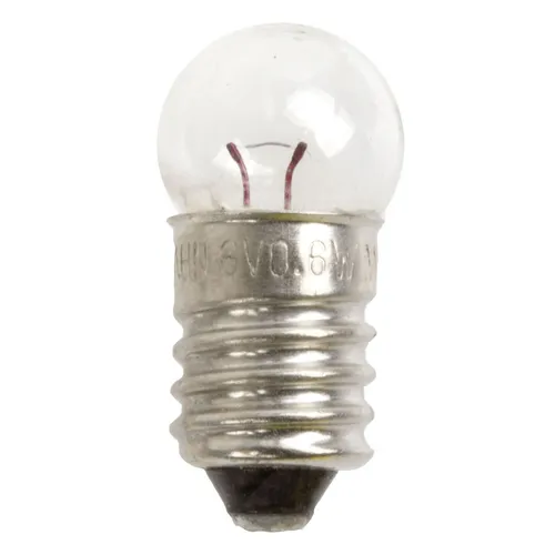 Fahrrad Glühlampe Glühbirne Rücklicht Glühlampe 6 Volt 0,6 Watt paarweise
