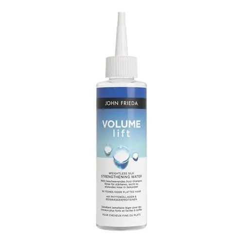 John Frieda Volume Lift Weightless Silk Strengthening Water - Inhalt: 200 ml - Pflegt feines, plattes Haar ohne zu beschweren