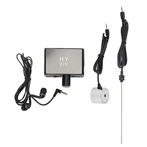 Wasserleckage-Erkennung, High Water Leak Detector Zubehör-Kit mit Kopfhörer, Batteriebetriebener Unterirdischer Wasserleitungs-Lecküberwachungs-Zubehör-Kit für Haus, Bau,