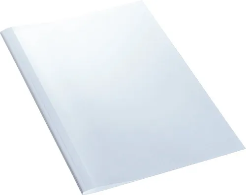 Leitz Thermobindemappen 177161, A4, 6mm, 60 Blatt - Sonstige, transparente Vorderseite und starke Rückseite aus 240 g/m² Karton, ideal für professionelle Präsentationen und schnelle Bindung.