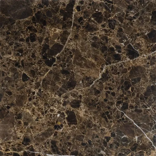 Echter Marmor Natursteinfliesen 60x60 cm – Edler Boden für Außenbereiche - Hochwertige Bodenfliesen aus Marmor in der Farbe Dark Emberador. Mattes Finish, modern im Design. Ideal für Außenbereiche, Maße: 60 x 60 cm, Menge: 6 m².