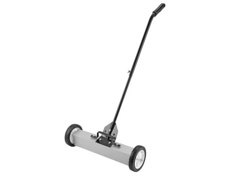 STAHLWERK Magnet-Bodenkehrer MBK-18 ST - Magnethaken mit 457 mm Arbeitsbreite und 15 kg Fassungsvermögen, ideal zum effektiven Entfernen von Metallspänen und Kleinteilen dank starker Haftkraft.