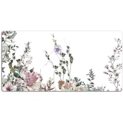 ArtPrintCave Schreibtischunterlage Weiß 100x50 cm - Hochwertige Schreibtischunterlage aus robustem Vinyl für Büro und Home-Office. Schützt vor Kratzern und Feuchtigkeit, leicht zu reinigen und langlebig. Modernes Design mit dekorativem Muster.