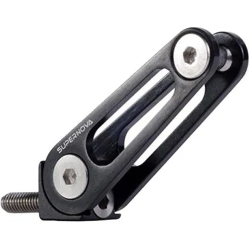 Supernova Multimount TS schwarz - Fahrrad-Montageständer mit spezieller Version für Gabeln mit Gewindebohrung und robustem, eloxiertem Aluminium für maximale Stabilität.