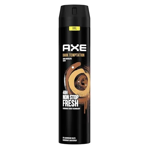 Axe Bodyspray Dark Temptation Deo ohne Aluminium sorgt 48 Stunden lang für effektiven Schutz vor Körpergeruch 250 ML