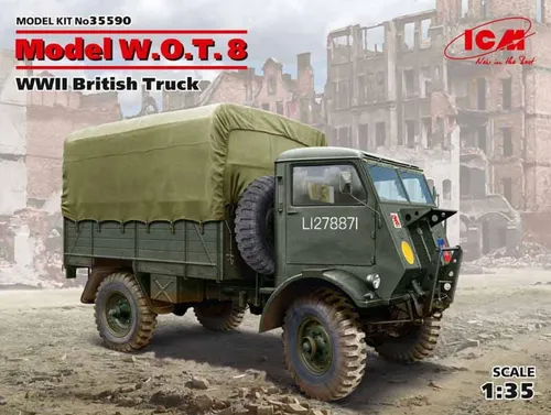 ICM Model W.O.T.8 - WWII British Truck (35590) - Modellauto aus dem Gesamtsortiment, detailgetreu und ideal für Sammler und Geschichtsinteressierte.