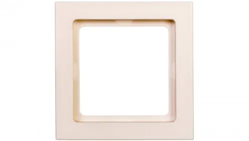 Berker Q.3 Horizontaler/vertikaler Einzelrahmen aus weißem Samt 10116099