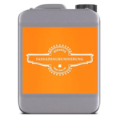 BEKATEQ Fassadengrundierung BE-516 - 1L für ca. 10 m² - Wasserverdünnbare Grundierung für Fassade und Wand, ideal für Innen- und Außenbereich. Schnell trocknend, geruchsarm und atmungsaktiv – sorgt für optimale Haftung und Verfestigung.