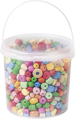 Knorr Prandell 216039902 Knorr prandell 216039902 Holzperlen im Eimer 2,5 Liter , pastell, seidenmatt pastell, seidenmatt