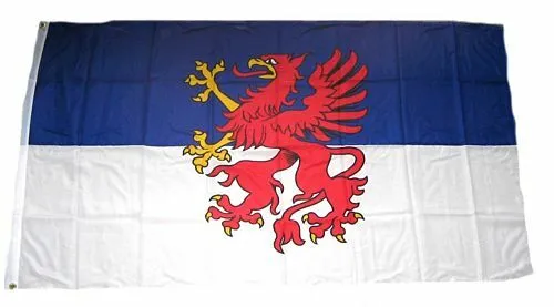 Flagge / Fahne Pommern Hissflagge 90 x 150 cm in blau von FahnenMax