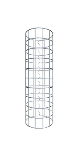 Gabiona Steinsäule Ø 22 cm - Fertig und stabil für Ihren Garten - Vorgefertigte Gabionensäule mit Durchmesser 22 cm und stabiler Maschenweite. Ideal als Zaunpfosten oder dekorativer Akzent. Hohe Qualität und Langlebigkeit durch geprüfte Materialien.