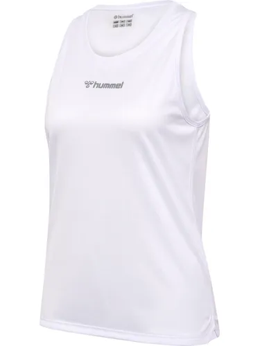 Hummel Hmlrun Singlet S/L Woman - white, Größe:XL