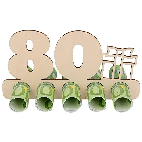 Spruchreif | Witziges Geldgeschenk | Gutscheinverpackung | Geschenk 80. Geburtstag