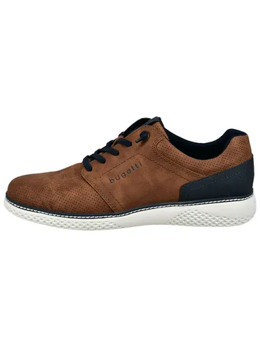 bugatti Herren Sneaker - Cognac (6300), 44 EU - Herren-Sneaker in modischer Cognac-Optik, ideal für Freizeit und Alltag, mit normaler Weite und praktischem Schnürsenkelverschluss.