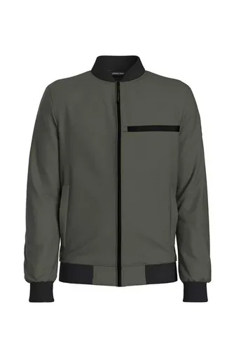 STRELLSON Blouson-Übergangsjacke Clearwater Flex (wind- und wasserfest) Herren - Stylische und funktionale Bomberjacke mit wind- und wasserfestem Material. Perfekt für die Übergangszeit, ausgestattet mit mehreren Taschen und einem bequemen Rippstrickbund.