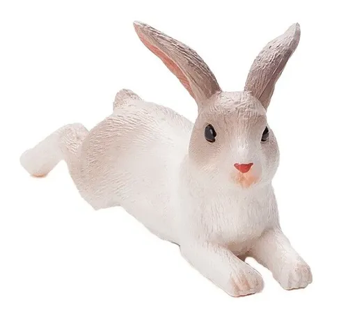 Mojo 387142 Hase liegend 6 cm Bauernhoftiere