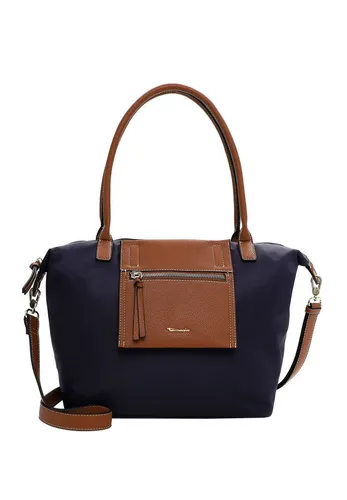 Tamaris Shopper TAS Fabrizia 33523 Damen Handtaschen Zweifarbig blue 500 - Damen-Schultertaschen mit praktischem Hauptfach für Utensilien. Stilvoll und funktional, perfekt für den Alltag! Maße: 30 x 30 x 17,5 cm.