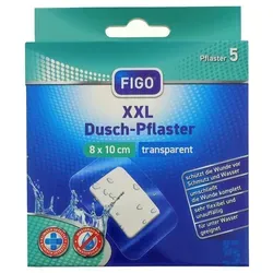 XXL Dusch-Pflaster transparent 8x10 cm