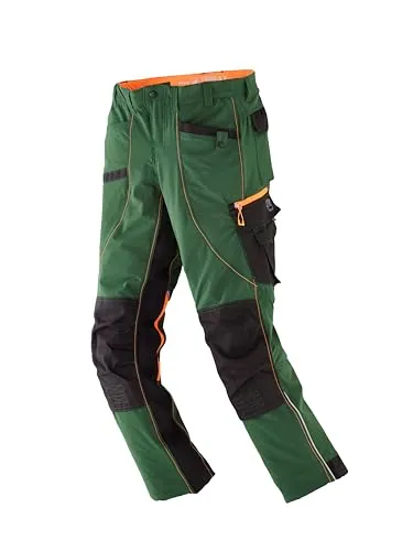 Terrax Arbeitshose forstgrün/orange Gr. 56