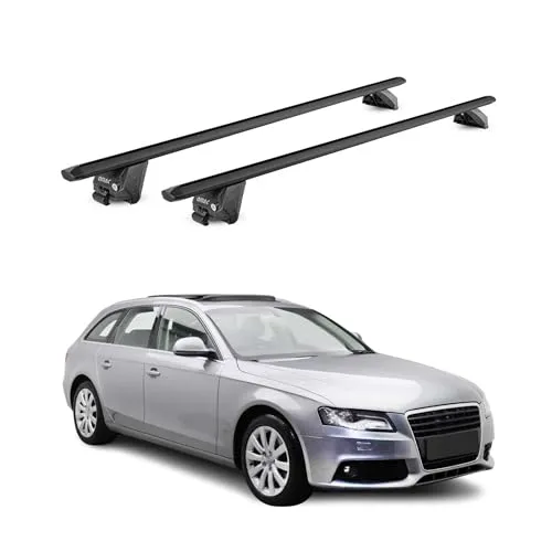 OMAC Dachträger für Audi A4 Avant B8 B9 (2008-2025) - Dachgepäckträger aus leichtem Aluminium, wasserdicht und windbeständig. Ideal für Fahrräder, Ski und Gepäckboxen, perfekt für jedes Abenteuer.