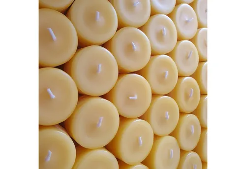 Aspinaworld Teelicht 1x Teelicht aus 100% Bienenwachs, Bienenwachskerze