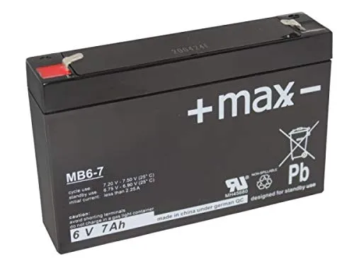 Produktbild Akku kompatibel SLK Elektroauto Kinder Ride-on schwarz 6V 7Ah 40MHz 404616 AGM
