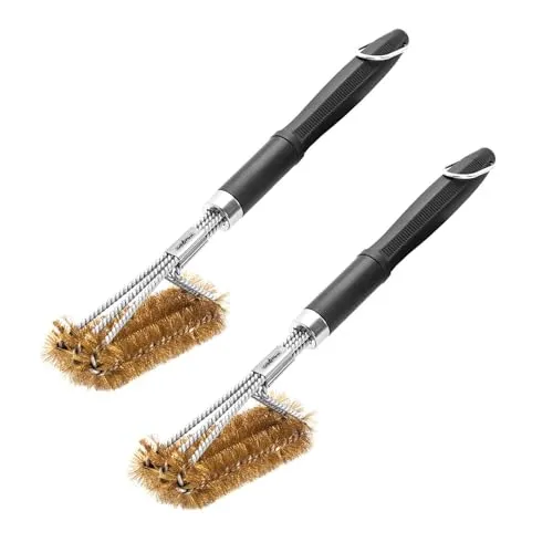 Grillfürst Premium Grillbürste mit Messing Borsten, 45 cm von Grillfürst