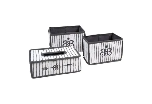 roba® Badorganizer Pflegeorganizer-Set (3 St), 2 Boxen für Windeln & Zubehör, 1 Feuchtücherbox
