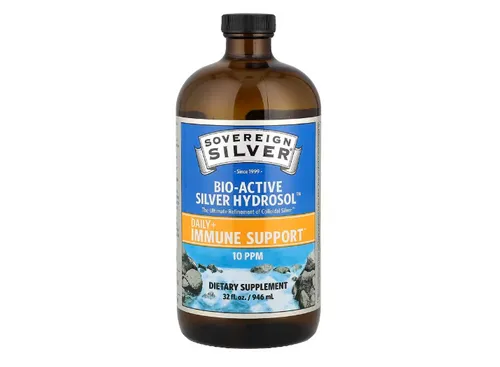 Sovereign Silver, Bio-Active Silver Hydrosol, 10 ppm, 946 ml