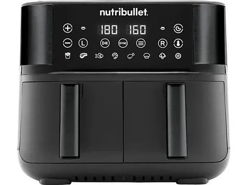 NUTRIBULLET Twin Drawer Air Fryer NBAF081B Heißluftfritteuse 2850 Watt