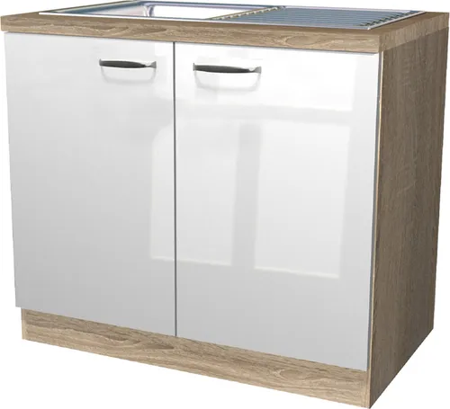 Flex Well Spülenschrank inkl. Spüle Valero 100 cm