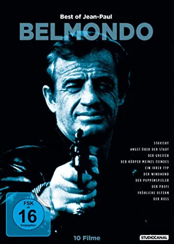 Best of Jean-Paul Belmondo Edition [10 DVDs] - Filme mit einer Auswahl der besten Filme von Jean-Paul Belmondo, ideal für Fans und Sammler, freigegeben ab 16 Jahren.