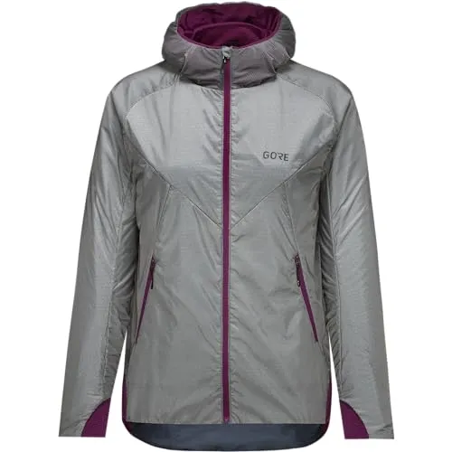 GORE WEAR R5 GORE-TEX INFINIUM Isolierte Jacke Damen - Violett 42 - Funktionsjacke für kaltes Wetter, ultraleicht und absolut winddicht dank GORE-TEX INFINIUM™. Ideal für Athleten, die Schutz und Atmungsaktivität beim Laufen suchen.