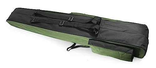 Aves-24 Rutentasche Angeltasche ANGELKOFFER 1, 2 oder 3 Fächer 80 bis 190cm Fishing Angeln Tasche (2 - Fächer, 140cm)