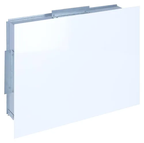 Revisionsabdeckung weiß, 300 x 400 mm - Saubere und dezente Revisionsabdeckung für Wartungsöffnungen. Schnell montierbar und leicht abnehmbar, ideal für den Zugang zu Heizungsanlagen. Mit weißer Pulverbeschichtung für einfache Reinigung und ansprechendes Design.