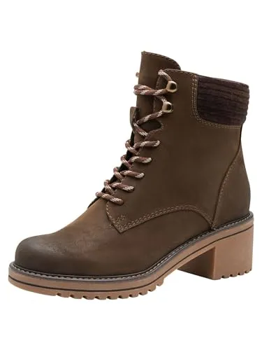 Marco Tozzi Damen Stiefelette 2-26225-45, Cafe Nubuck, 37 EU - Bequeme Stiefelette mit der innovativen Feel me Sohle für höchsten Tragekomfort. Aus hochwertigem Textil und Synthetik gefertigt, bietet sie eine angenehme Passform und stilvolles Design. Ideal für den täglichen Einsatz.