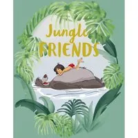 Komar Disney Wandbild Jungle Book Friends in grün von Komar