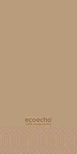 Duni 178652 2-lagige Tissue Servietten - Eco-freundliche 2-lagige Servietten, vorgefalzt für schnelle Tischvorbereitung. Ideal für Gastronomie: Hotels, Restaurants und Bars. Maße: 40 x 40 cm.