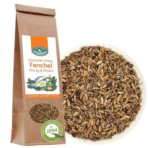 Fenchelsamen 400g - Deutscher Anbau - aromastark und hochölhaltig - PEPPERMINTMAN