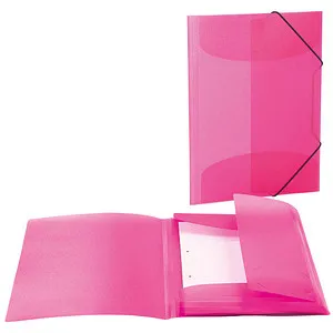 HERMA Sammelmappen DIN A4 pink transluzent, 3 St. von HERMA