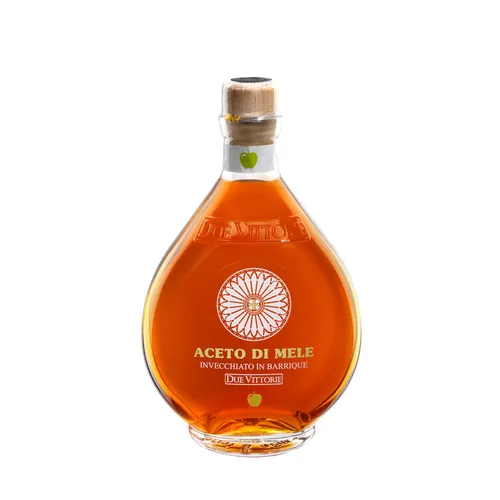 Barique Apfelessig im Fass 250ml - Due Vittorie - Essig, aus hochwertigen Äpfeln im Holzfass gereift für ein einzigartiges Aroma und besondere Geschmackstiefe.