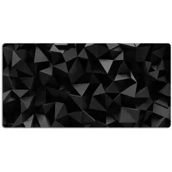 ArtPrintCave Schreibtischunterlage Schwarz 90x45 cm in schwarz von Tulup