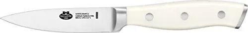 BALLARINI Savuto Bianco Spick- & Garniermesser, Klingenlänge 9 cm, Deutscher Edelstahl, Ergonomischer Kunststoffgriff, Weiß