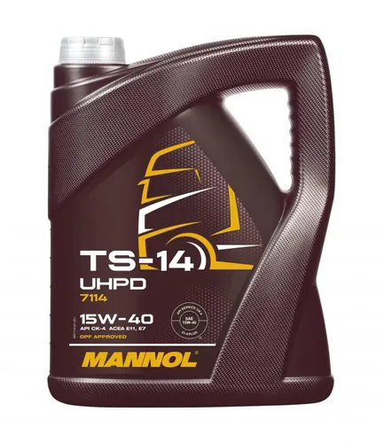 Mannol TS-14 UHPD 15W-40 Motoröl [5L] - Motoröl für Toyota, Nissan, Infiniti u.a. mit hervorragendem Schutz und optimaler Leistung bei allen Fahrbedingungen.