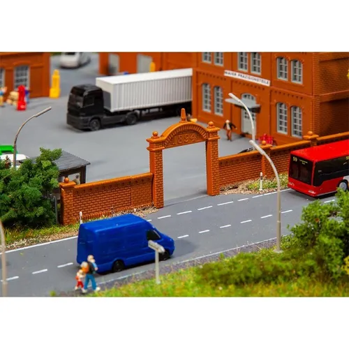 Faller-272917 Fabrikmauer NEU OVP FabrikmauerHersteller Nummer: 272917Herstelle