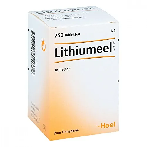 Lithiumeel Comp. 250 ST - Homöopathisches Arzneimittel zur Unterstützung bei Gicht und rheumatischen Erkrankungen, 250 Tabletten für eine sanfte Linderung der Beschwerden.